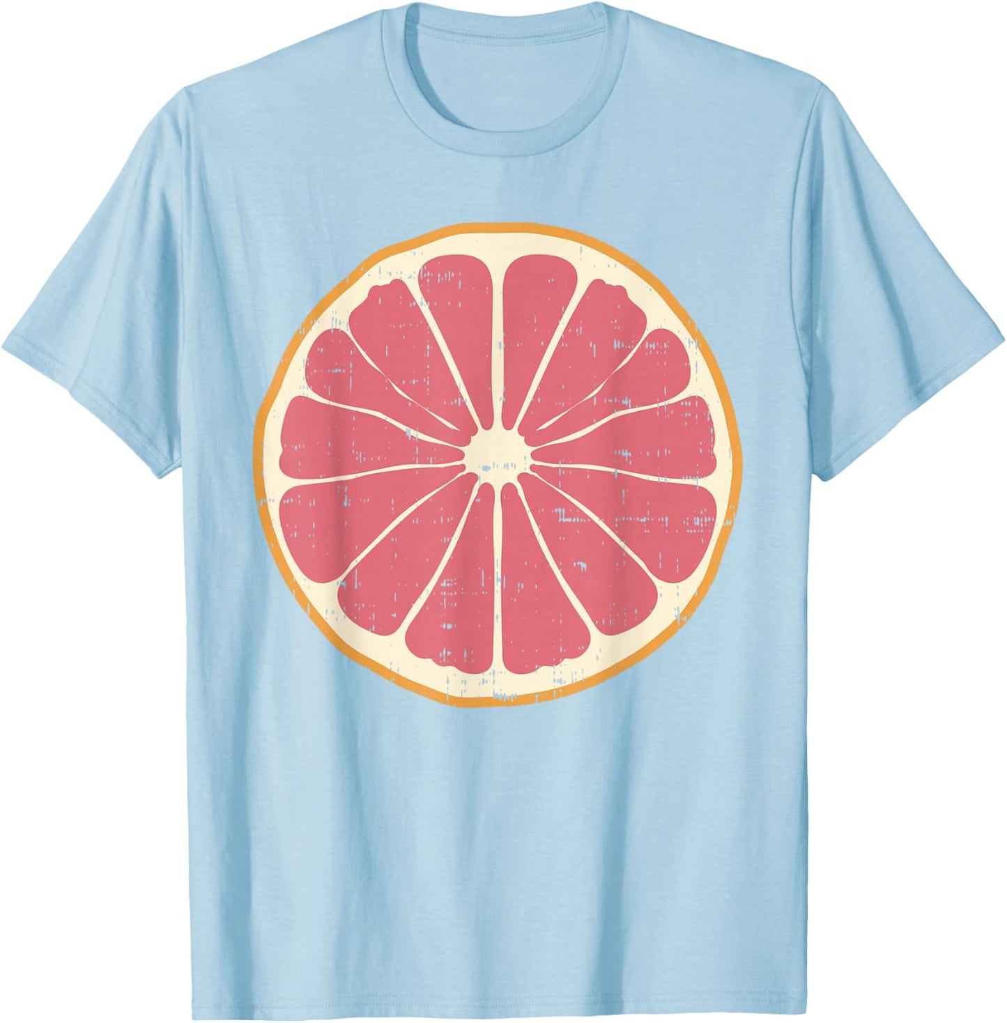 Grapefruit Pomelo Citrus Fruit DIY Easy Halloween Costume T-Shirt - T-Shirt | Light Blue
