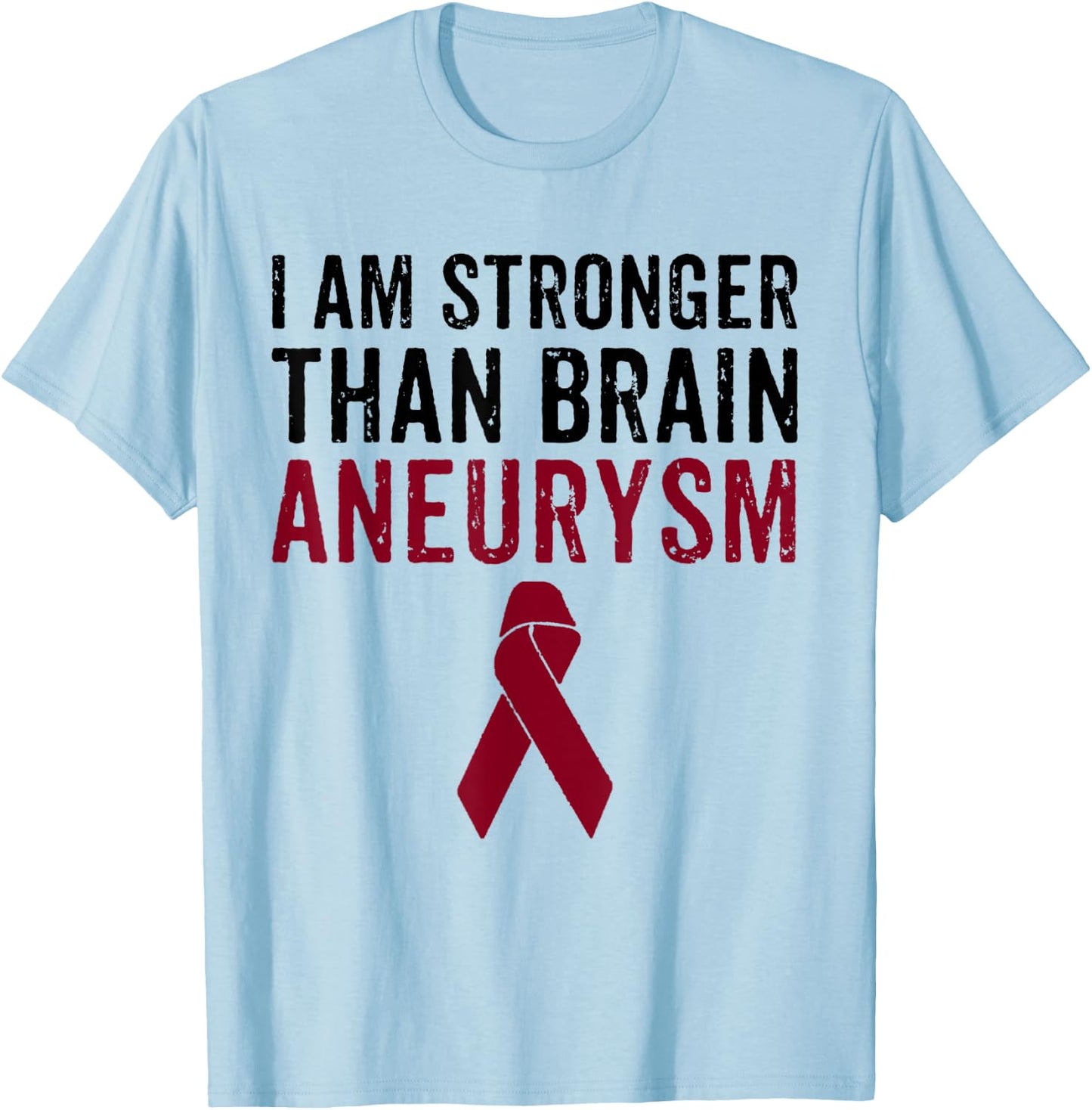 Brain Aneurysm Awareness Shirts Survivor T-Shirt - T-Shirt | Light Blue