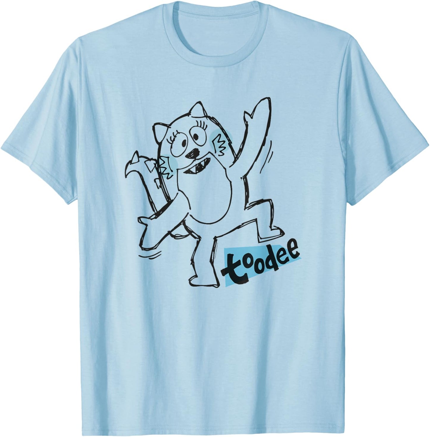 Yo Gabba Gabba - Sketch Toodee T-Shirt - T-Shirt | Light Blue