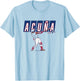 Ronald Acuña Jr. - ATL Slugger Swing - Atlanta Baseball T-Shirt - T-Shirt | Light Blue