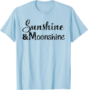 Sunshine and Moonshine T-Shirt - T-Shirt | Light Blue