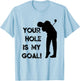Suggestive T Shirt | Funny Pervert Shirt Gift Golfer T-Shirt - T-Shirt | Light Blue