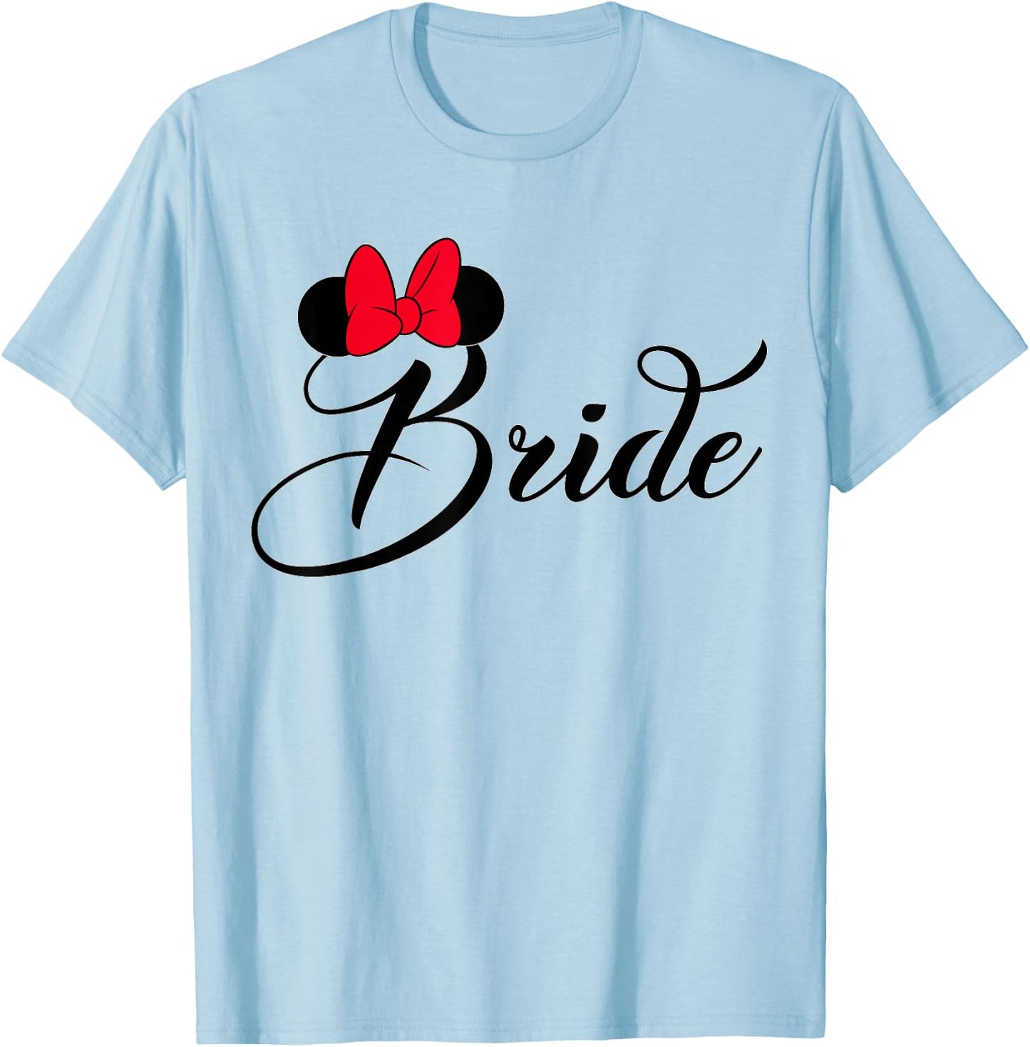 Disney - Bridal Minnie Bride Bow T-Shirt - T-Shirt | Light Blue