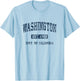 Washington DC Vintage Athletic Sports Design T-Shirt - T-Shirt | Light Blue