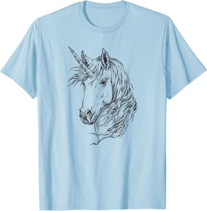 Unicorn T Shirt T-Shirt - T-Shirt | Light Blue