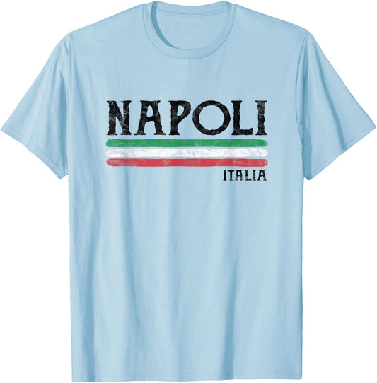 Naples Italy Napoli Italia Gift Italian Souvenir T-Shirt - T-Shirt | Light Blue