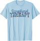 Floral Occupational Therapy Physical OT Pediatric Therapists T-Shirt - T-Shirt | Light Blue