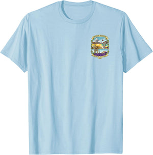 Love Traveling - Europe T-Shirt - T-Shirt | Light Blue