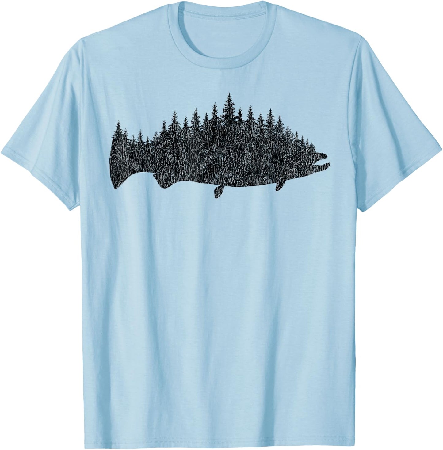 Salmon Fishing - King Salmon Fisherman Gift T-Shirt - T-Shirt | Light Blue