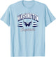 Washington Capitals Retro Diamond Red Officially Licensed T-Shirt - T-Shirt | Light Blue