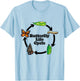 Monarch Butterfly Life Cycle Educational Science T-Shirt - T-Shirt | Light Blue