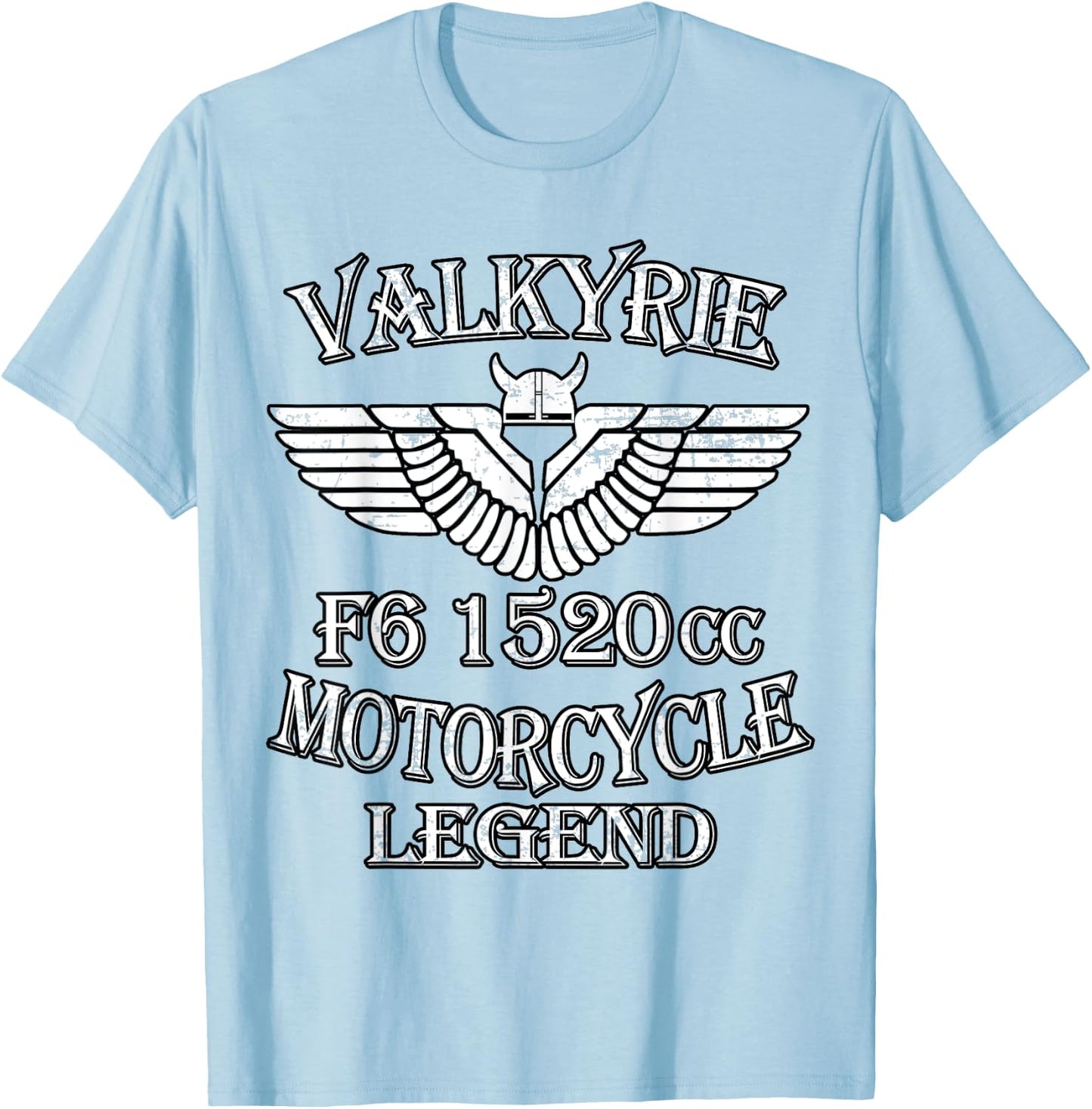 Valkyrie Motorcycle F6 1520cc Motorcycle Legend T-Shirt - T-Shirt | Light Blue