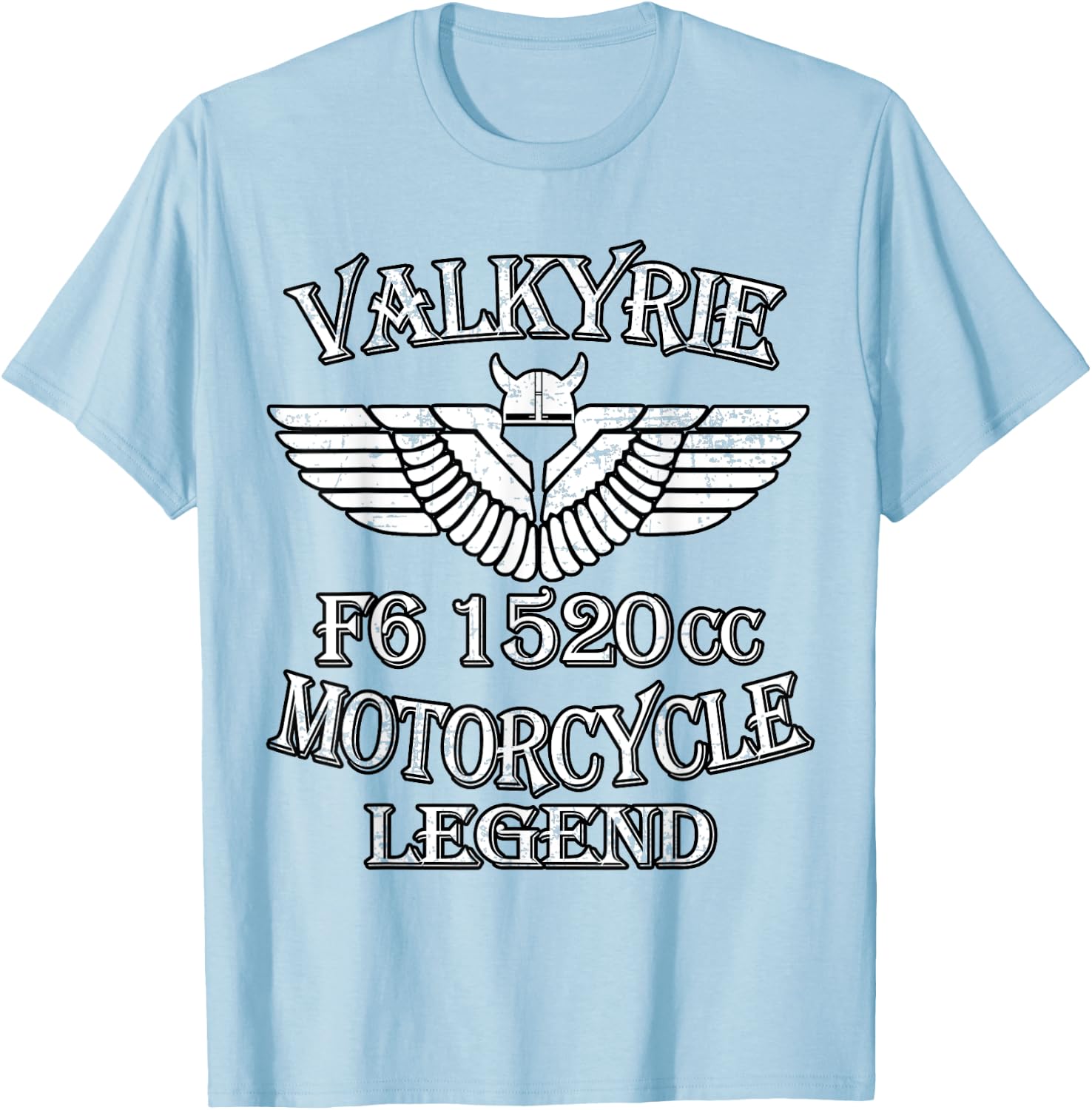 Valkyrie Motorcycle F6 1520cc Motorcycle Legend T-Shirt - T-Shirt | Light Blue