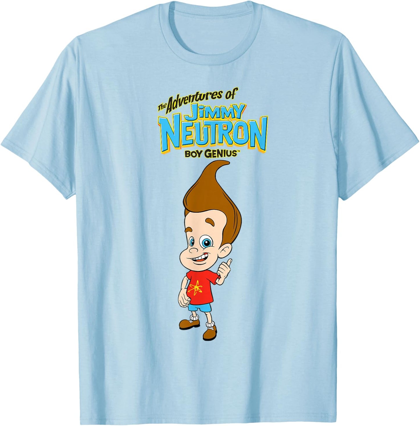 Nickelodeon The Adventures of Jimmy Neutron T-Shirt - T-Shirt | Light Blue