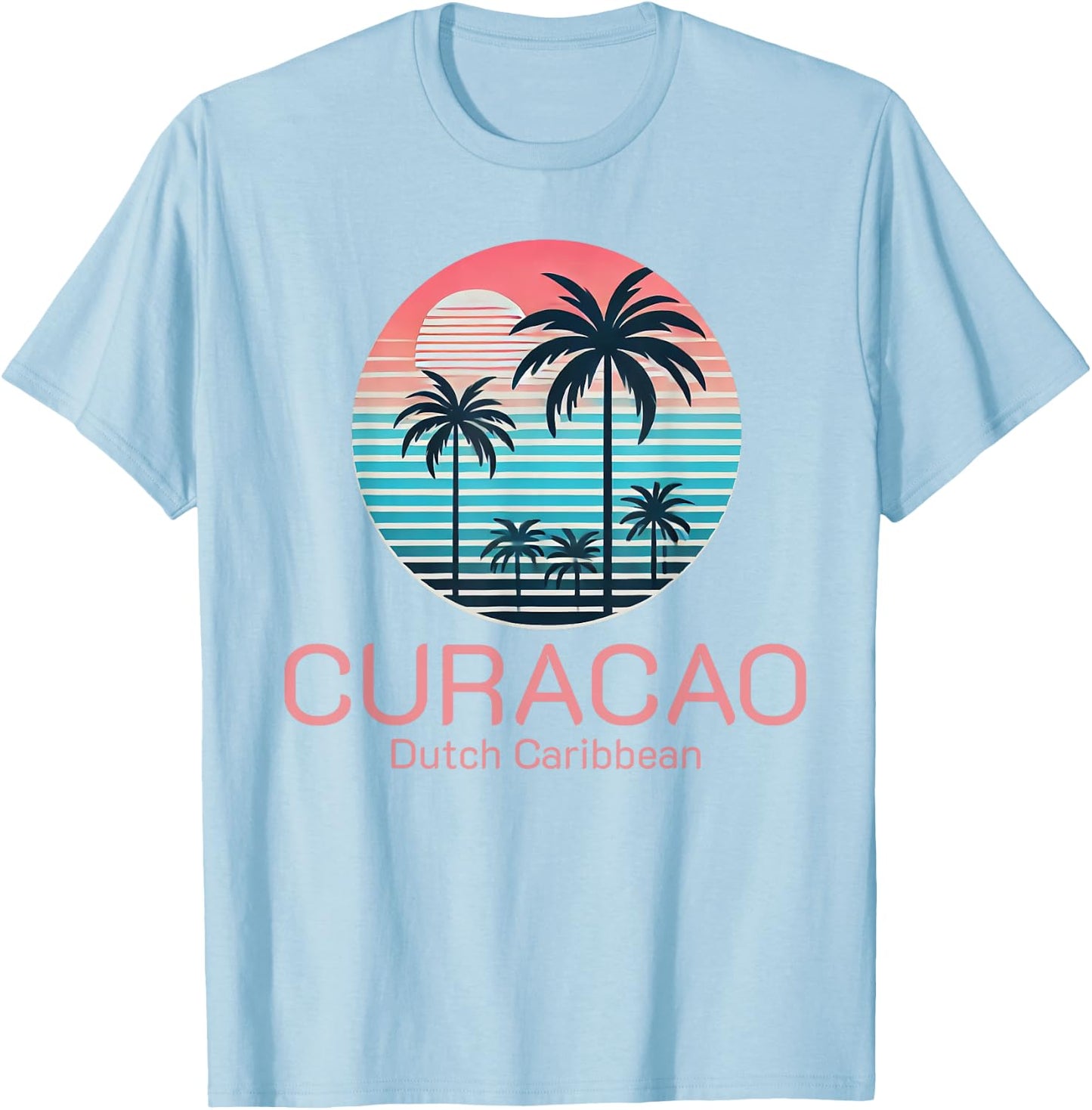 Curacao Caribbean Dutch Souvenir Vacation Reminder Men Women T-Shirt - T-Shirt | Light Blue