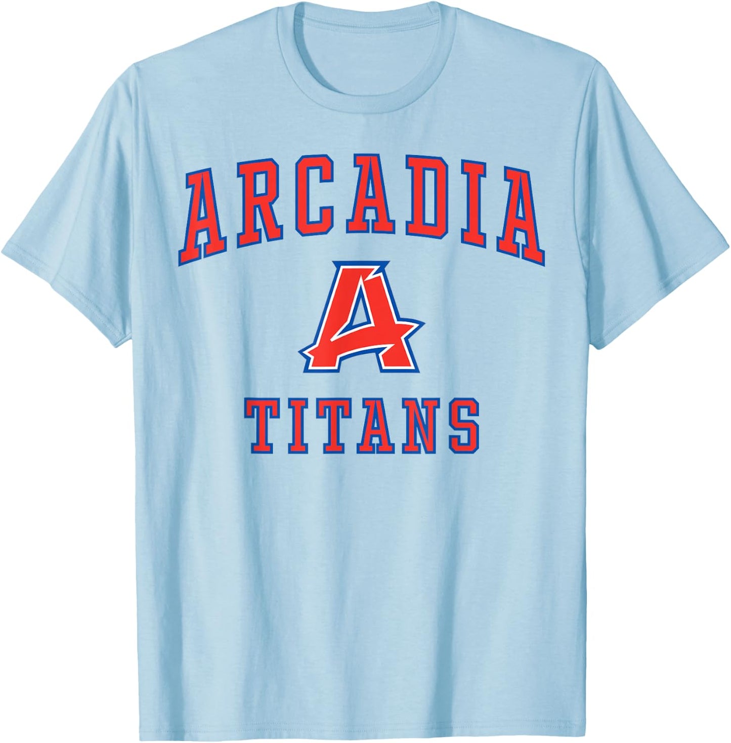Arcadia High School Titans C1 T-Shirt - T-Shirt | Light Blue
