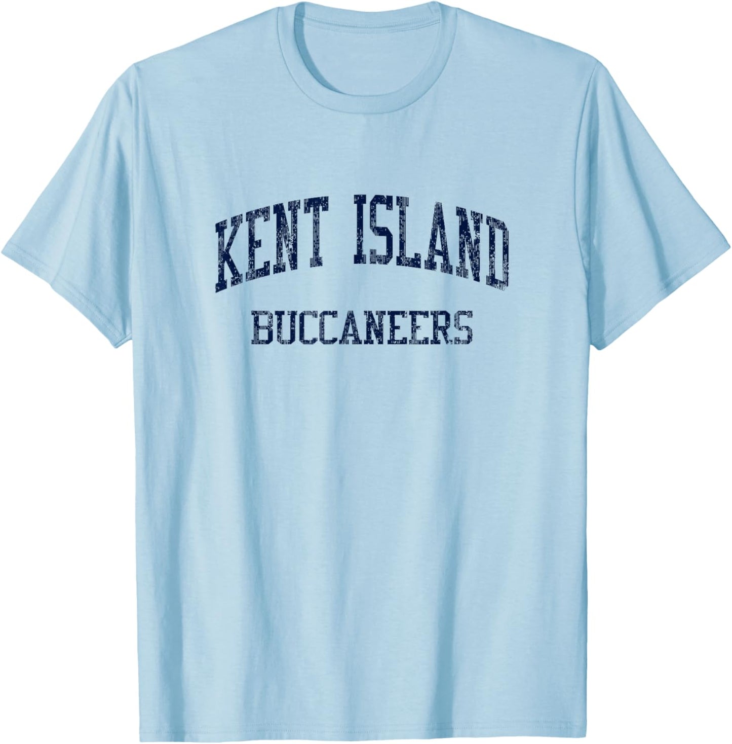 Kent Island High School HS Stevensville MD Vintage Sports T-Shirt - T-Shirt | Light Blue