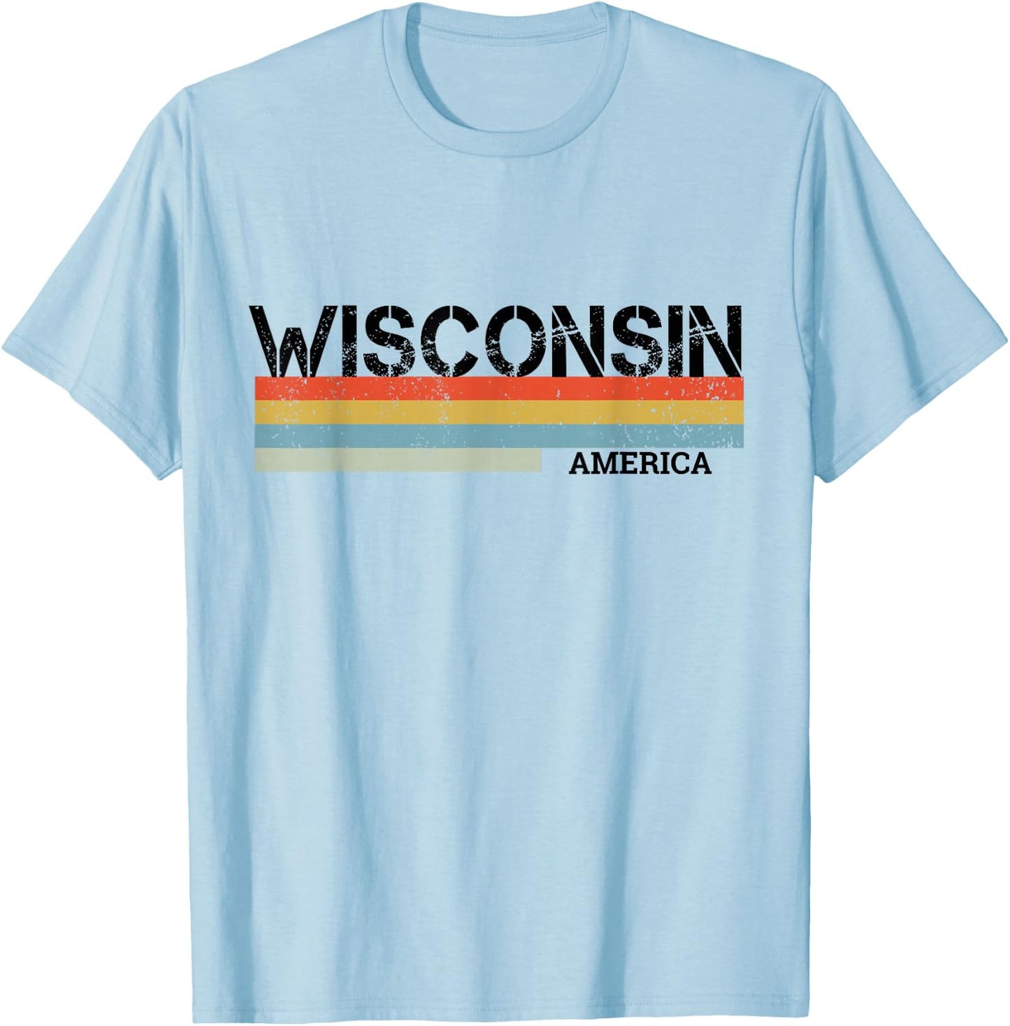 Wisconsin T-Shirt - T-Shirt | Light Blue