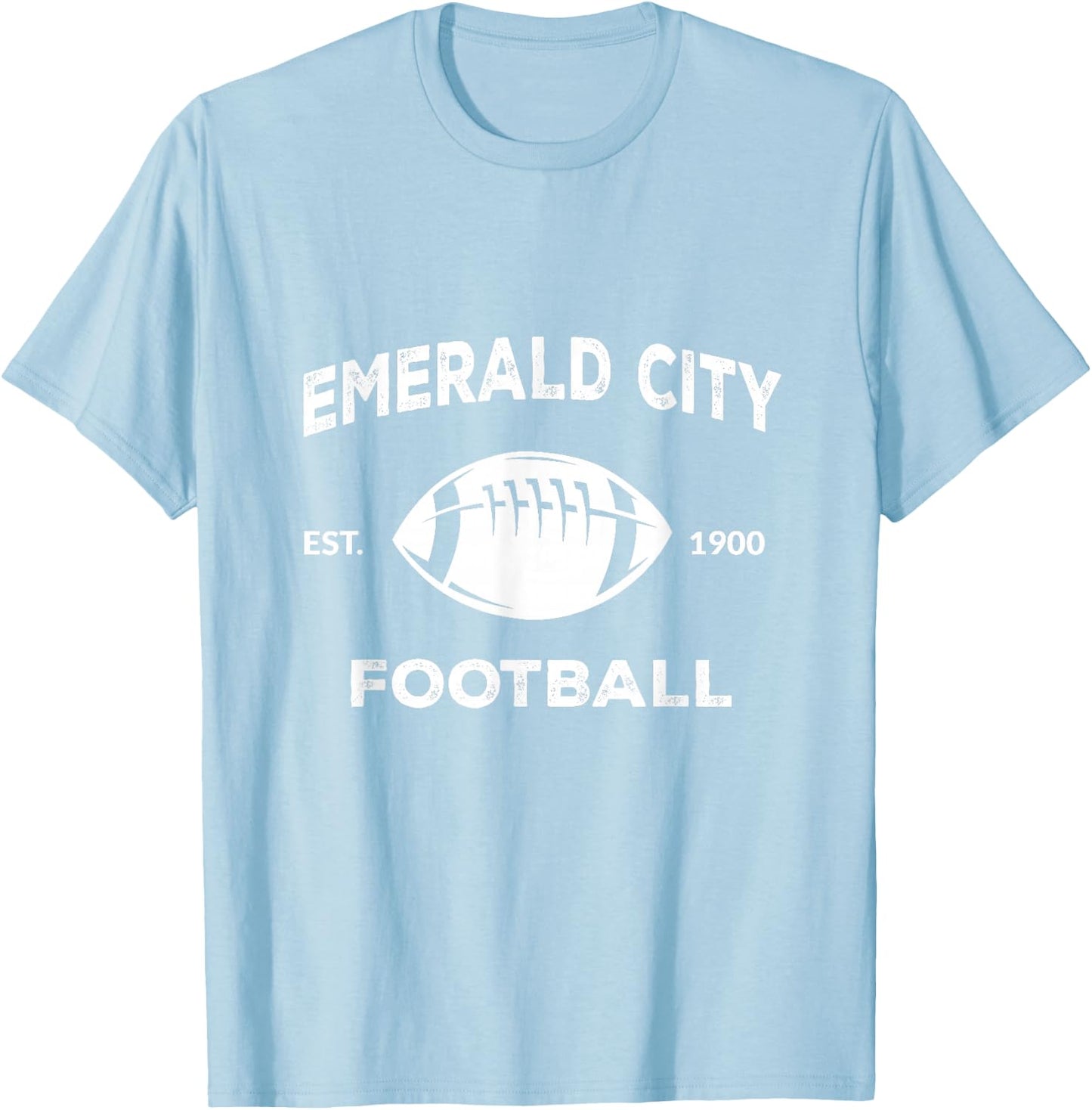 Wizard of Oz Emerald City Football Costume Halloween T-Shirt - T-Shirt | Light Blue
