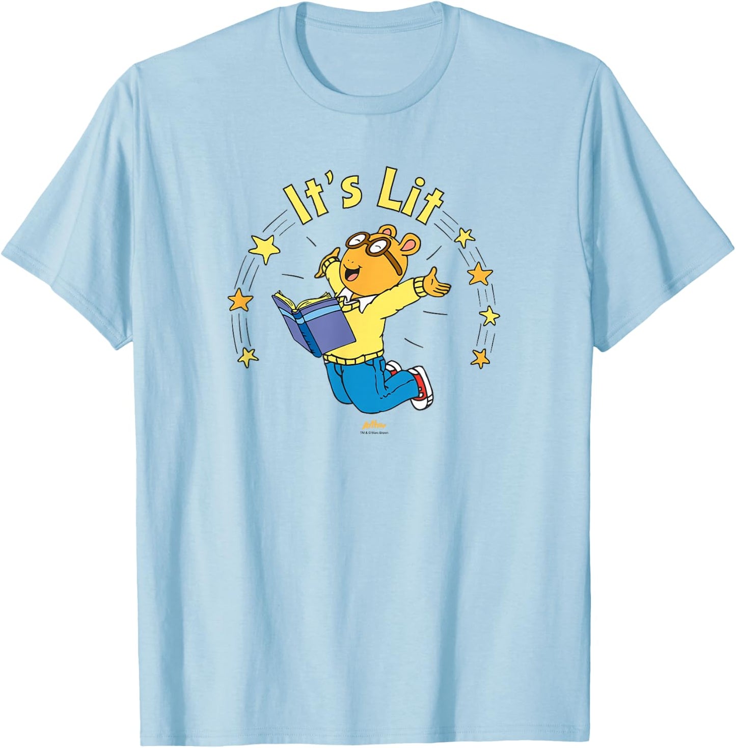 Arthur It's Lit T-Shirt - T-Shirt | Light Blue