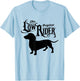 The Original Low Rider Dachshund Dog Funny Dachshund T-Shirt - T-Shirt | Light Blue