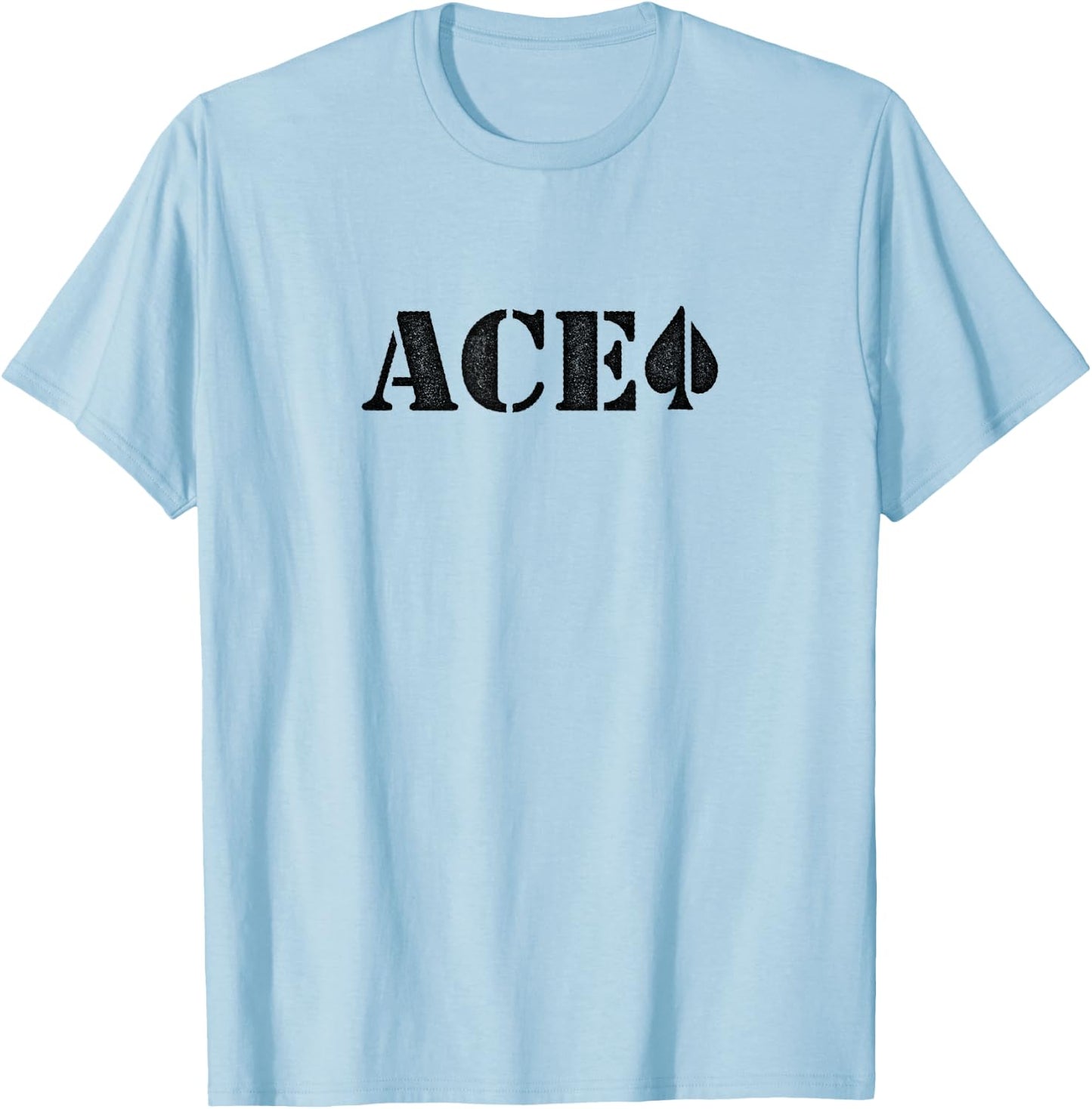 Ace of Spades Army Ace Poker Night T-Shirt - T-Shirt | Light Blue