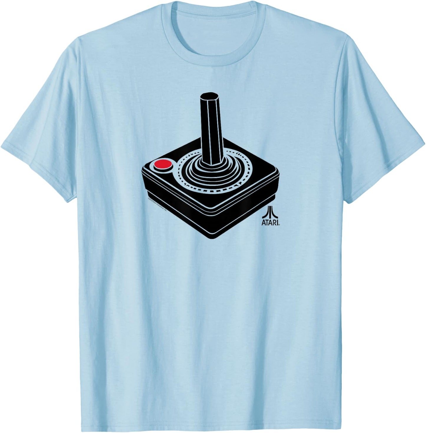 ATARI Oversized Joystick Video Gamer T-Shirt - T-Shirt | Light Blue