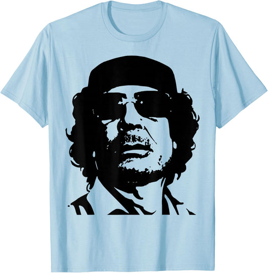 Muammar Gaddafi I Love Libya T-Shirt - T-Shirt | Light Blue