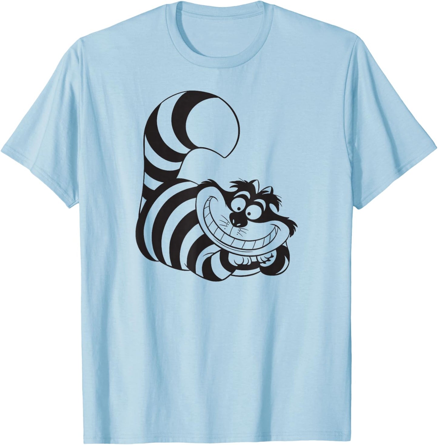 Alice in Wonderland - Cheshire Cat Smiling T-Shirt - T-Shirt | Light Blue