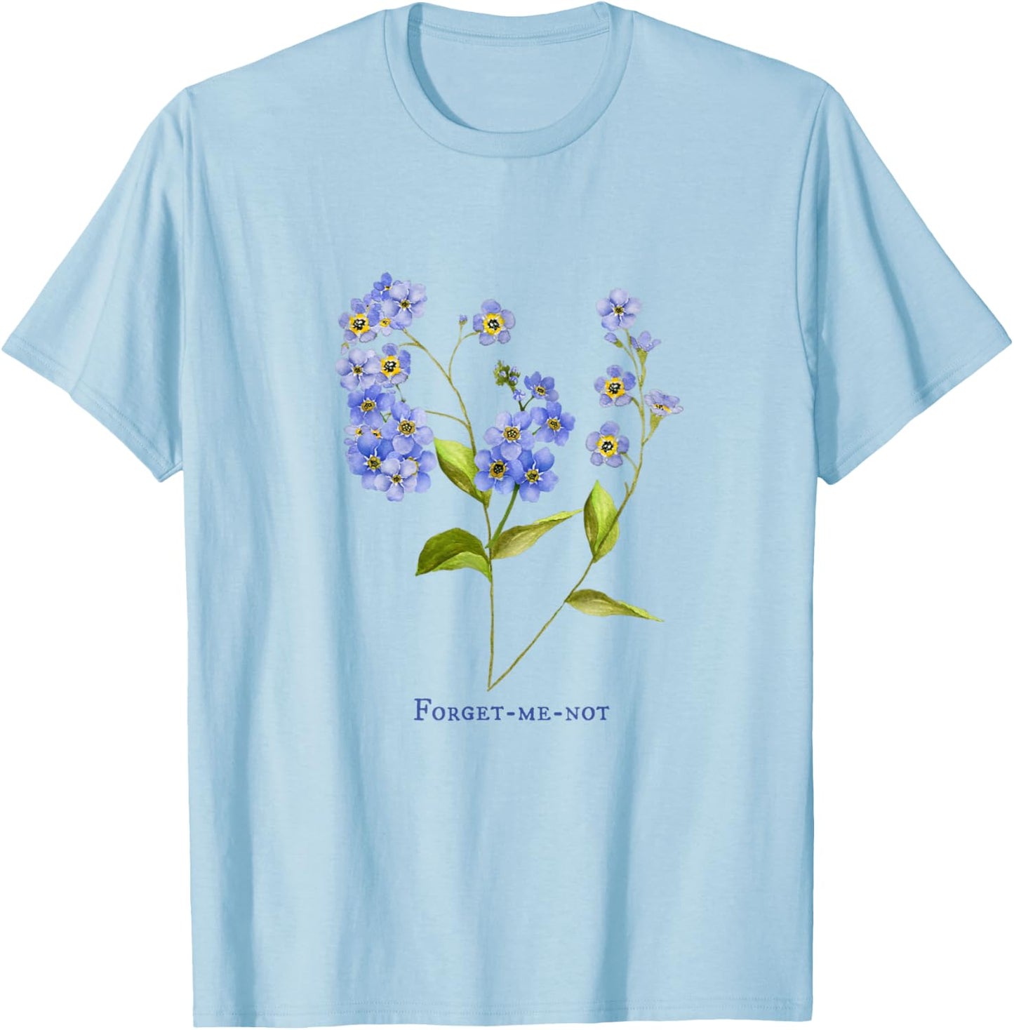 Forget me not flower T-Shirt - T-Shirt | Light Blue