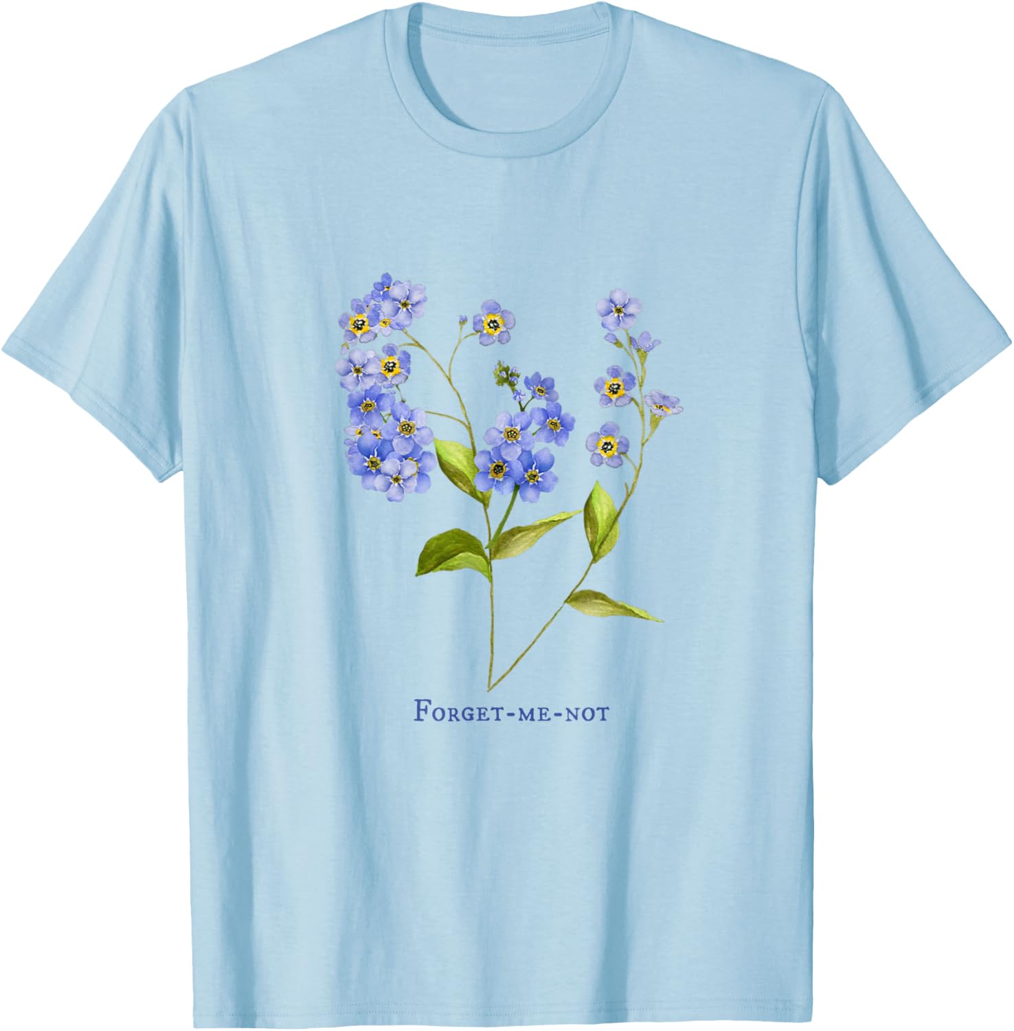 Forget me not flower T-Shirt - T-Shirt | Light Blue