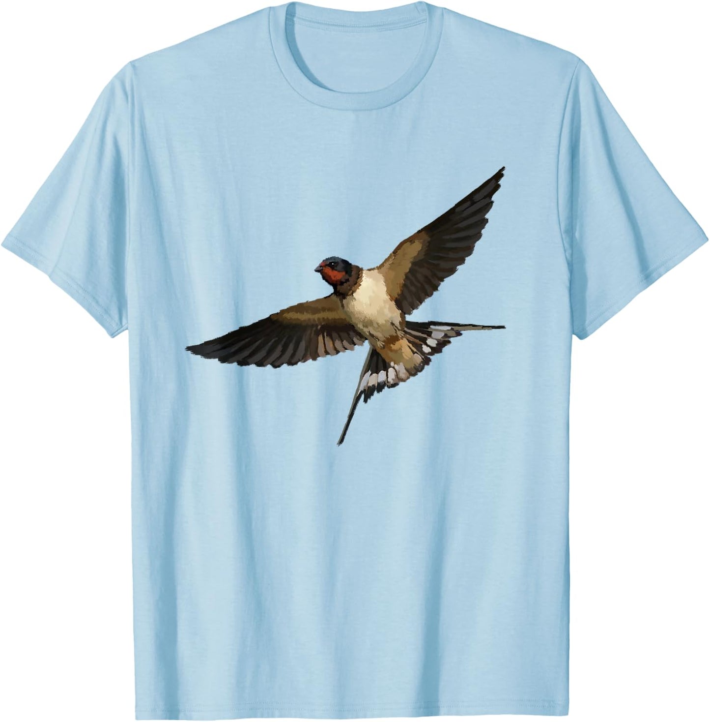 Barn Swallow Bird T Shirt T-Shirt - T-Shirt | Light Blue