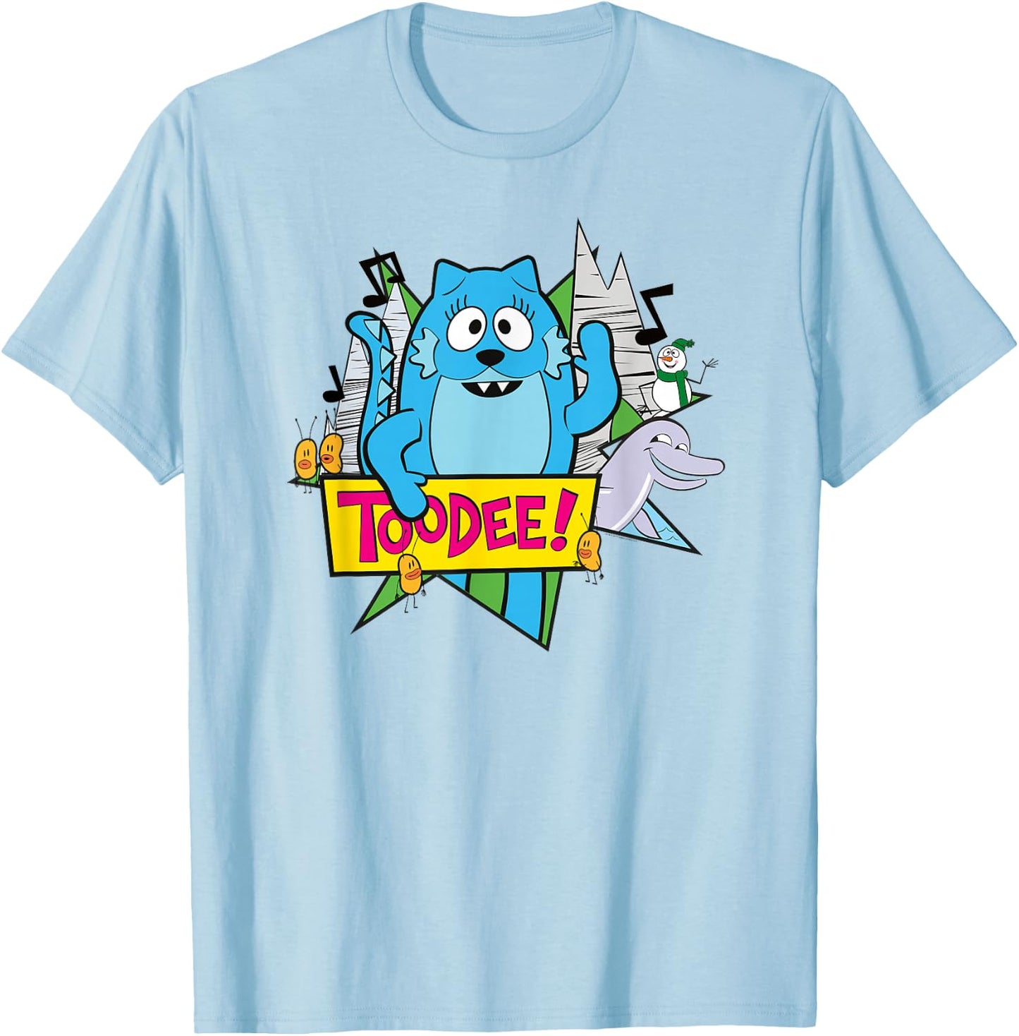 Yo Gabba Gabba - Classic Toodee 01 T-Shirt - T-Shirt | Light Blue