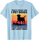 I Pet Dogs I Bake Sourdough, Bread Baking T-Shirt - T-Shirt | Light Blue