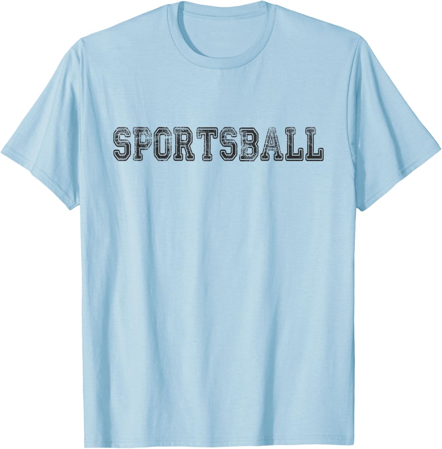 Sportsball - Vintage Sports Ball Funny T-Shirt - T-Shirt | Light Blue