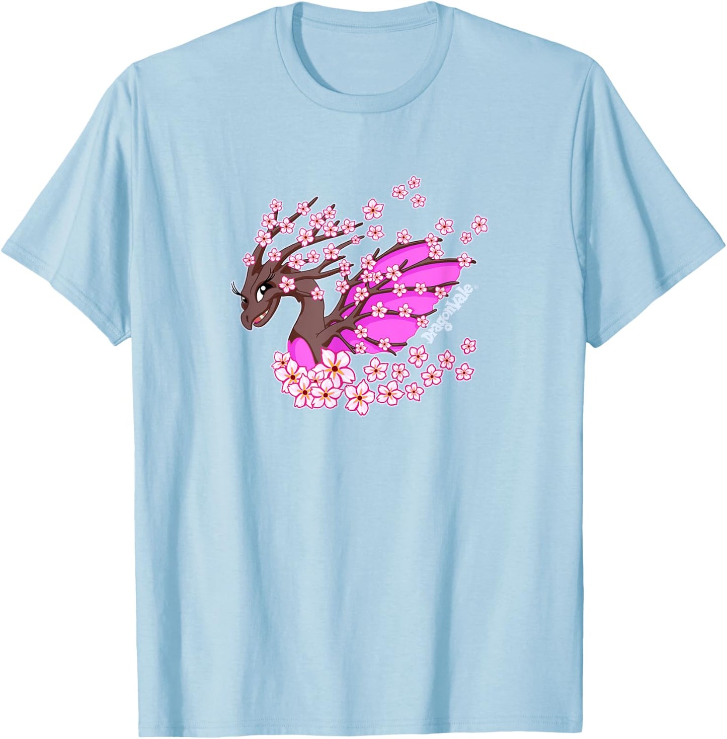 DragonVale: Sakura Dragon T-Shirt - T-Shirt | Light Blue