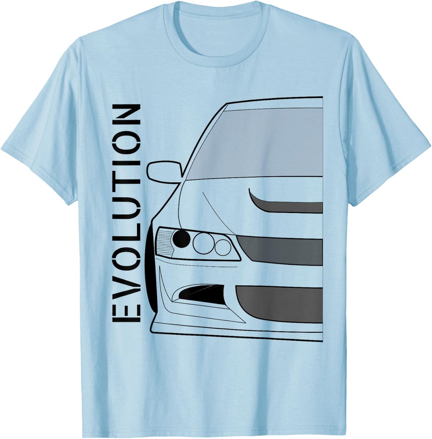 Evolution VIII Evo 8 JDM Classic AWD Turbo Rally Legend T-Shirt - T-Shirt | Light Blue