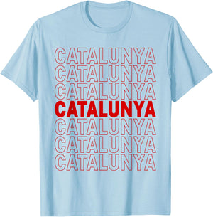 Cool Catalunya Catalonia Spain Souvenir T-Shirt - T-Shirt | Light Blue