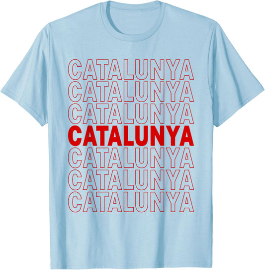 Cool Catalunya Catalonia Spain Souvenir T-Shirt - T-Shirt | Light Blue