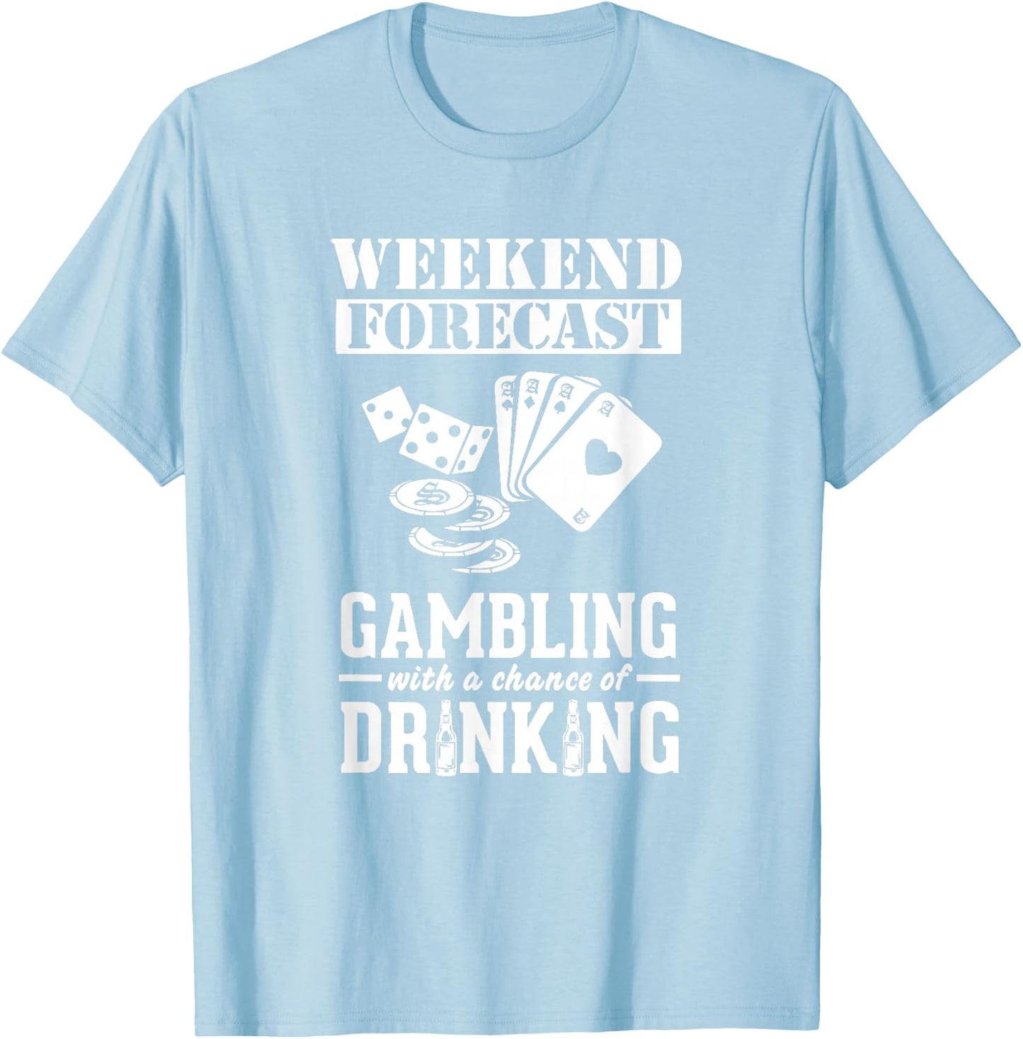 Men's Grey Cotton Polyester Blend Modern Letter Print Short Sleeve T-Shirt - T-Shirt | Light Blue