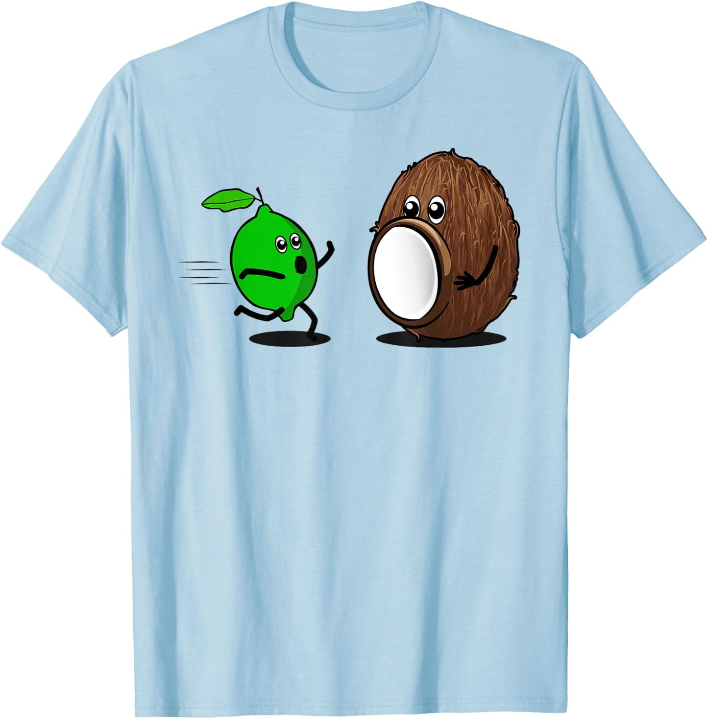 Put The Lime In The Coconut Funny Running Lime Graphic T-Shirt - T-Shirt | Light Blue
