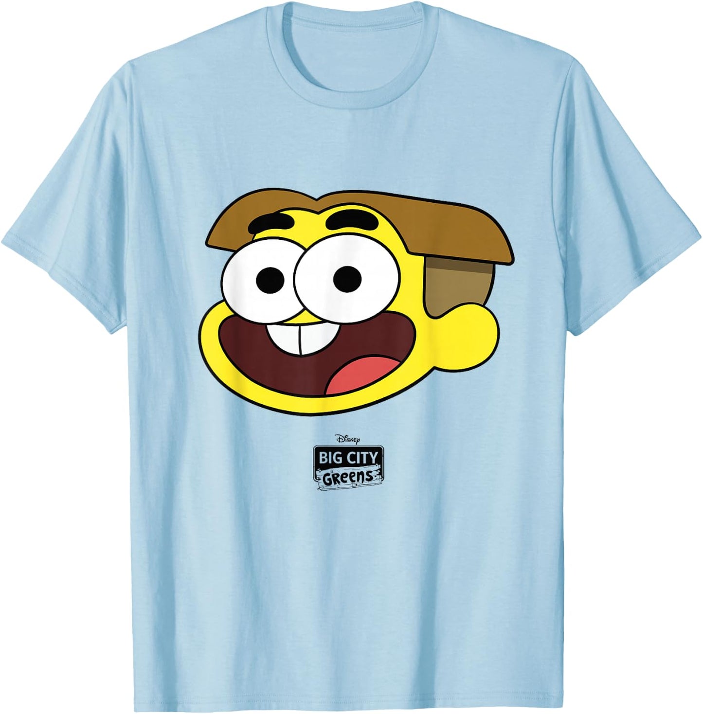 Disney Channel Big City Greens Cricket and Logo T-Shirt - T-Shirt | Light Blue