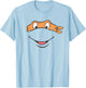 Teenage Mutant Ninja Turtles Michaelangelo Big Face Costume T-Shirt - T-Shirt | Light Blue