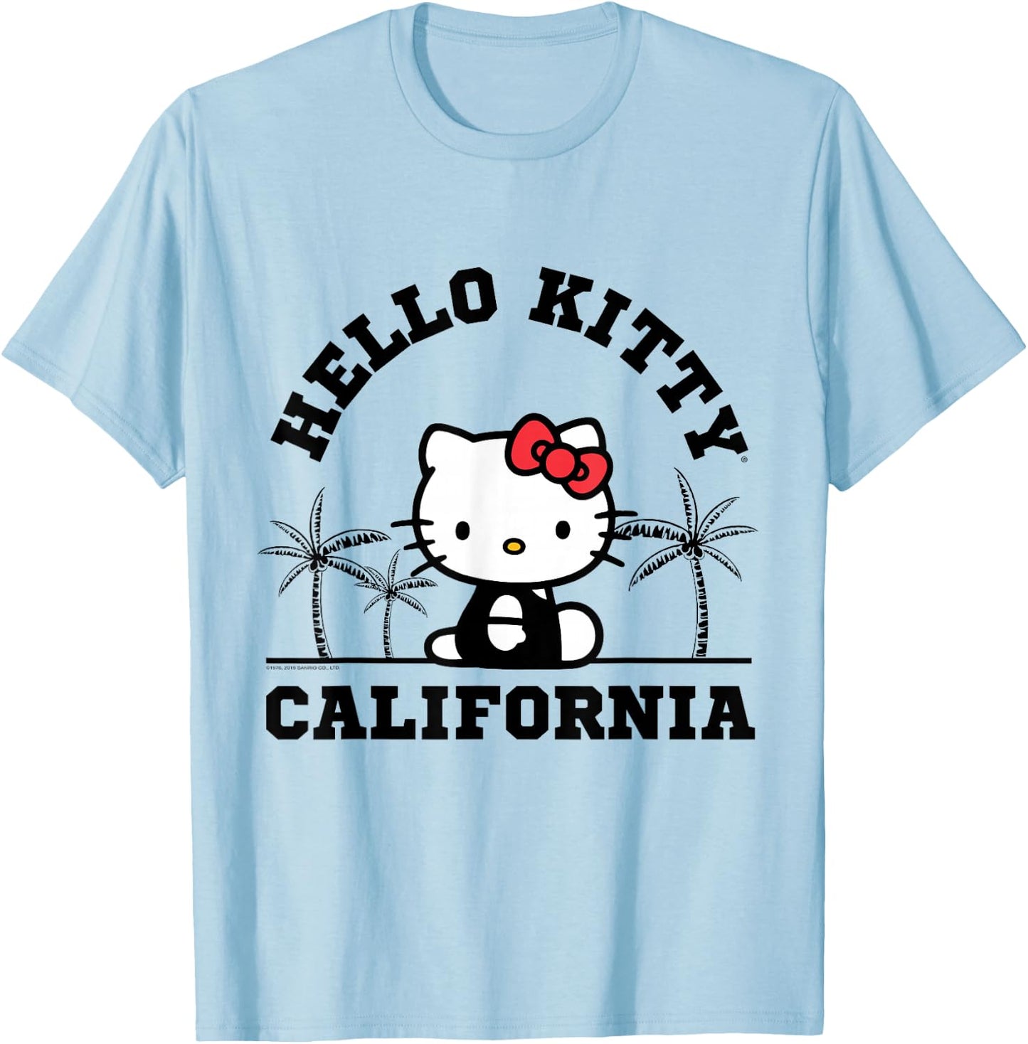Hello Kitty California Palm Tree Shirt T-Shirt - T-Shirt | Light Blue