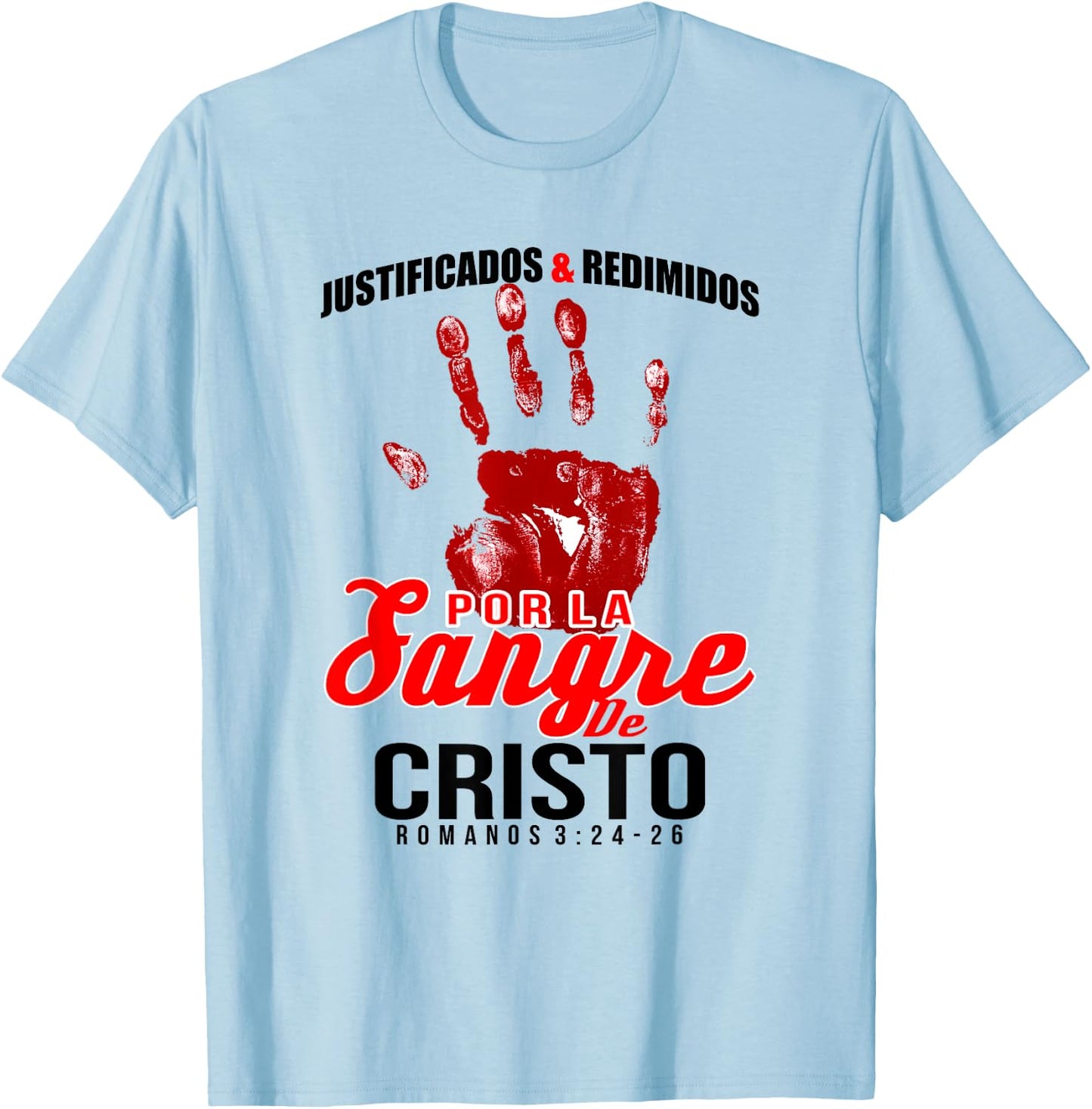 Camisas Cristianas En Espanol T-Shirt - T-Shirt | Light Blue