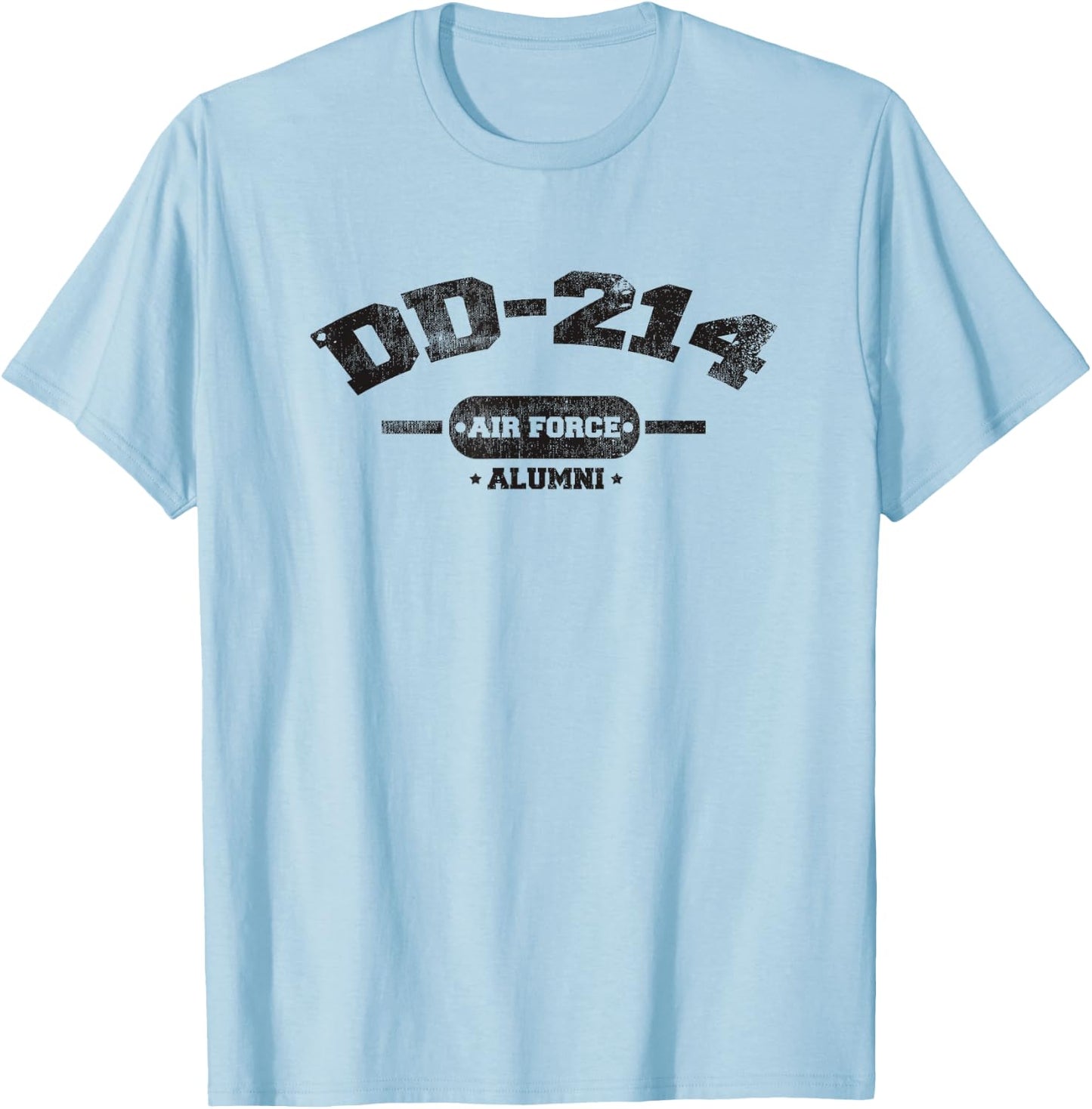 DD-214 Alumni US Air Force Military Retirement Shirt T-Shirt - T-Shirt | Light Blue