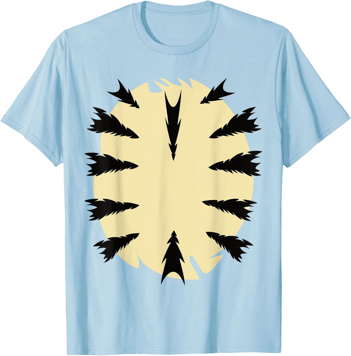 Halloween Orange Funny DIY Tiger Costume Gift Boys Girls T-Shirt - T-Shirt | Light Blue