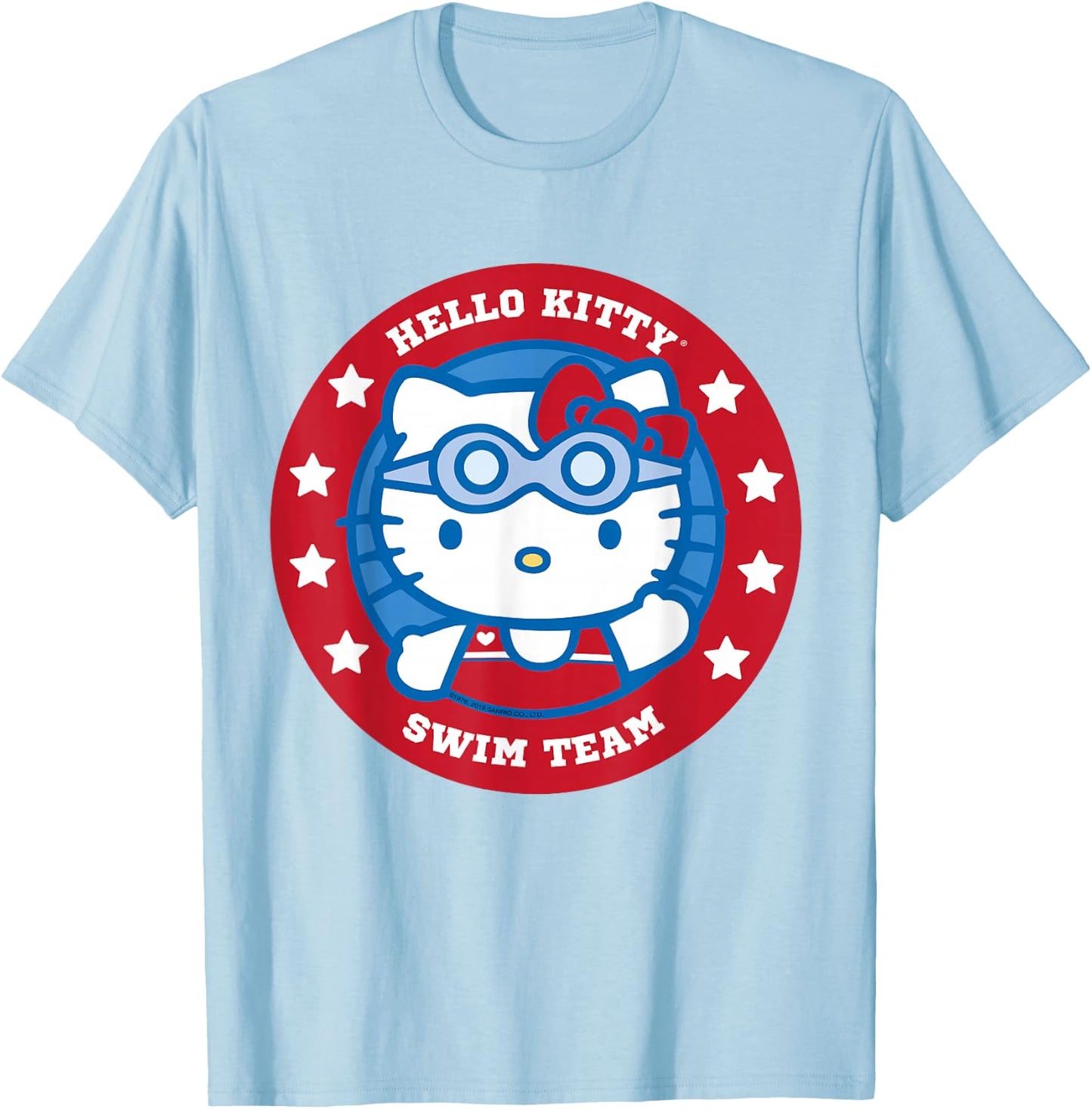 Hello Kitty Swim Team Swimmer Shirt T-Shirt - T-Shirt | Light Blue