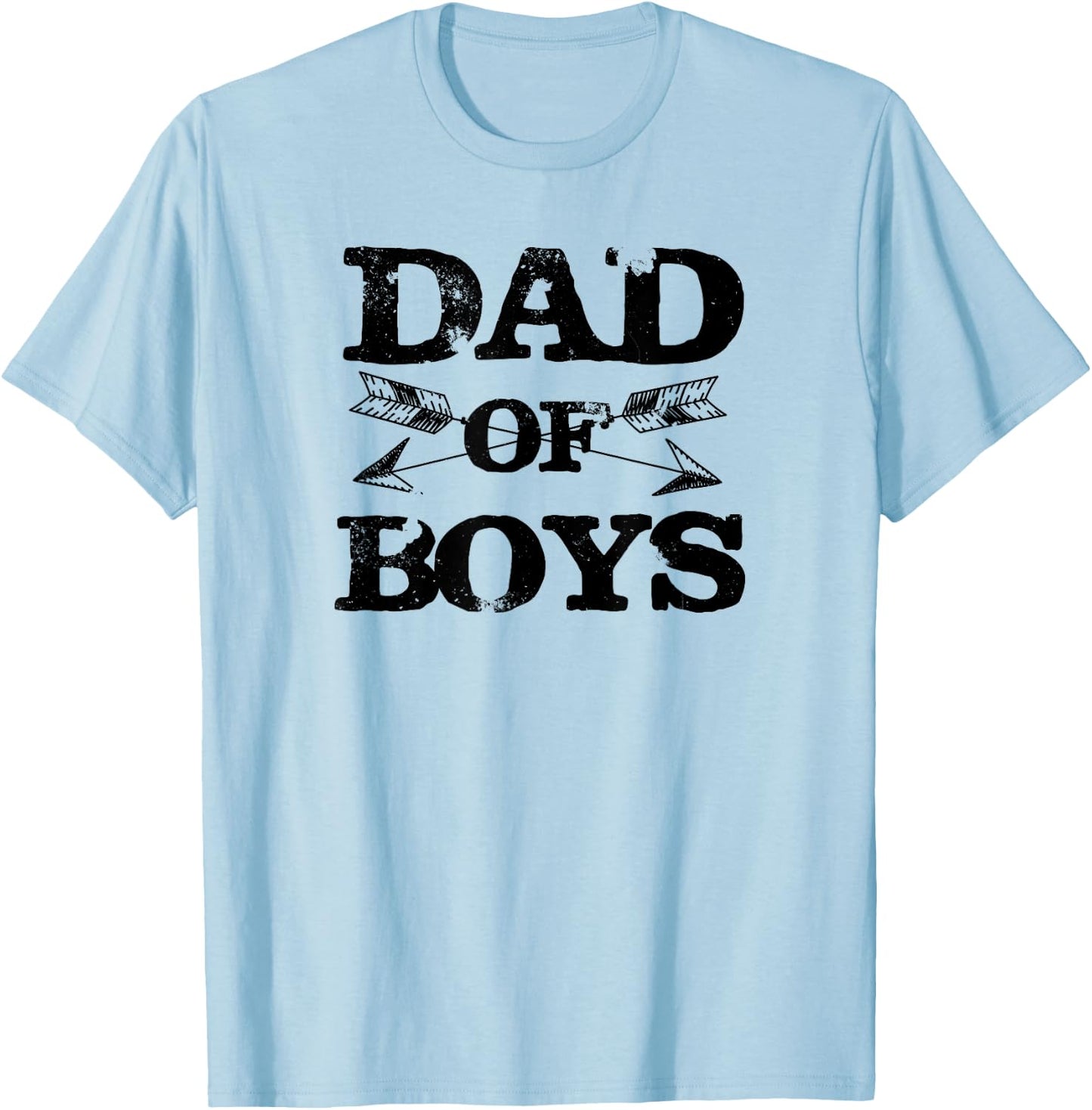 Dad Of Boys Cool Funny Daddy Fathers Day Gift Dads Men T-Shirt - T-Shirt | Light Blue