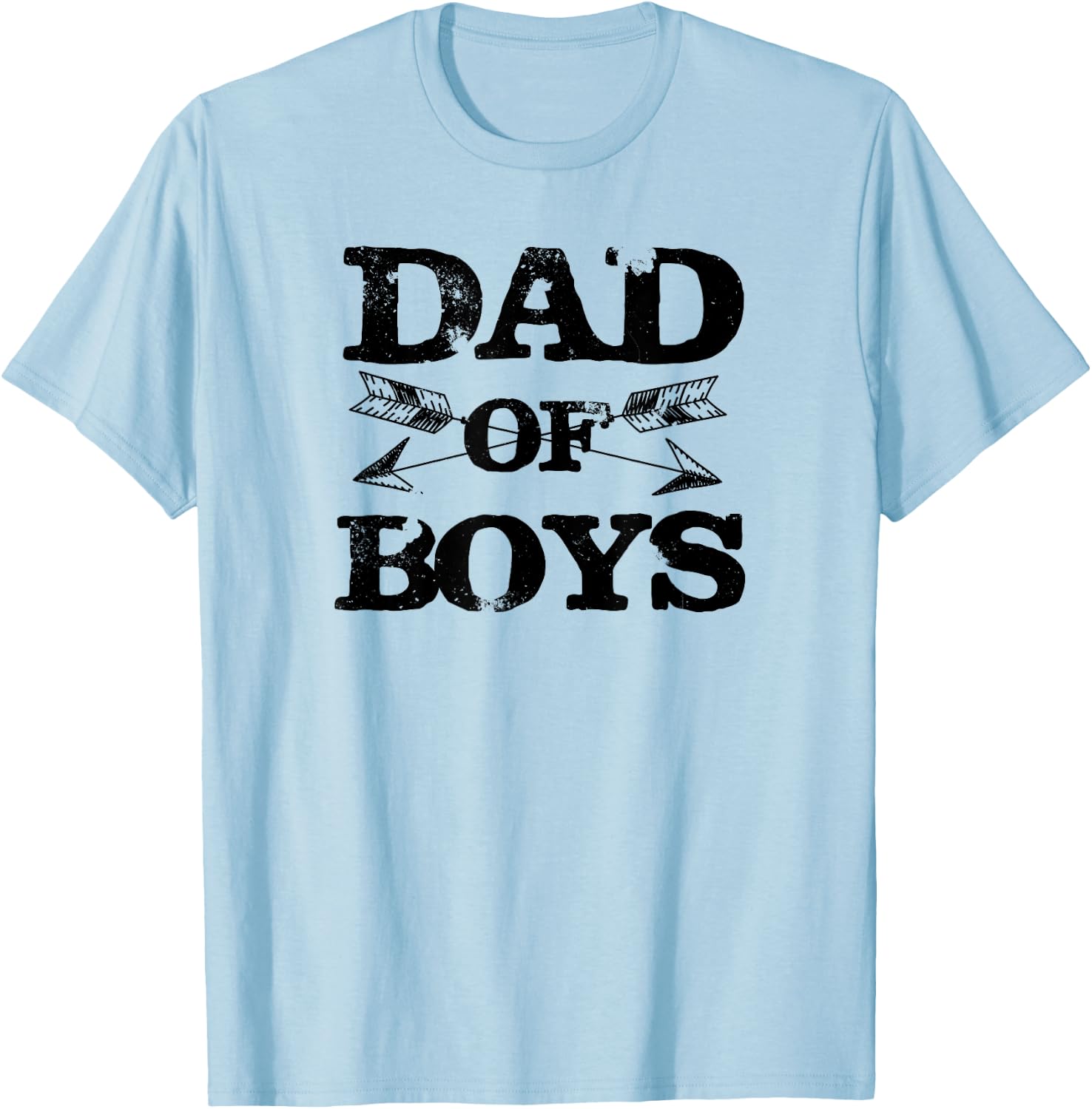 Dad Of Boys Cool Funny Daddy Fathers Day Gift Dads Men T-Shirt - T-Shirt | Light Blue